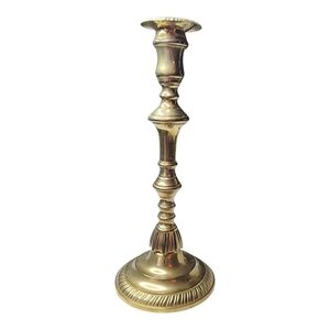 Brass Candlestick, 11" Tall